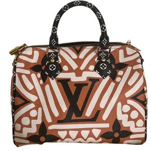 Louis Vuitton Monogram Giant Crafty Speedy Bandouliere 25